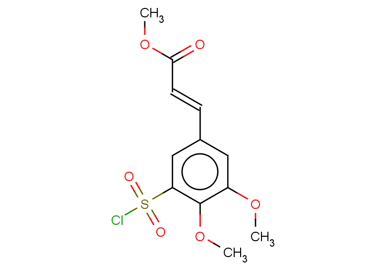 methyl (2E)-3-[3-(chlorosulfonyl)-4,5-dimethoxyphenyl]prop-2-enoate