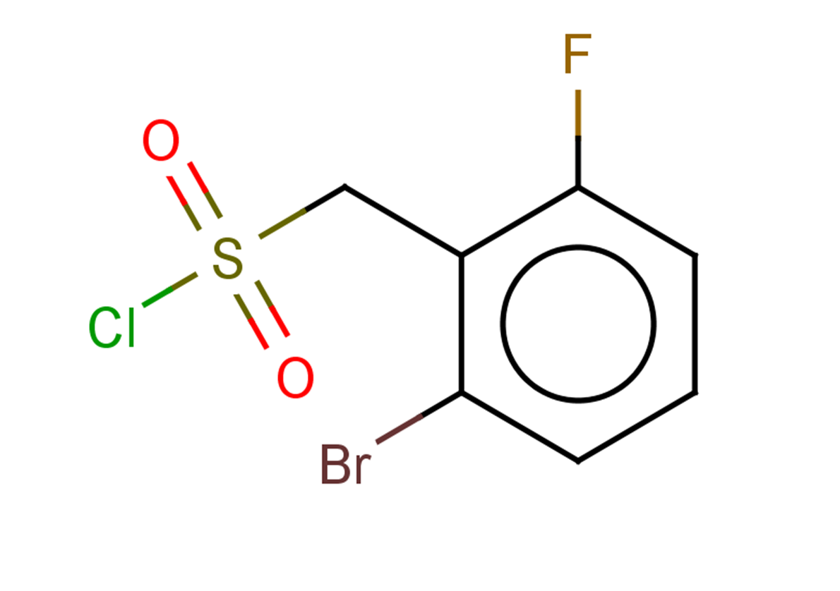 (2-bromo-6-fluorophenyl)methanesulfonyl chloride