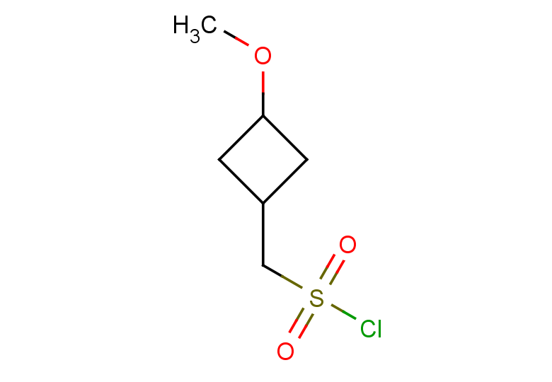 (3-methoxycyclobutyl)methanesulfonyl chloride, Mixture of diastereomers