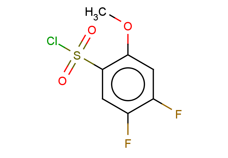 4,5-difluoro-2-methoxybenzene-1-sulfonyl chloride