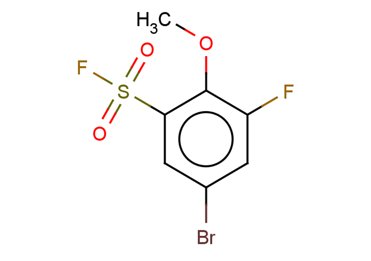 5-bromo-3-fluoro-2-methoxybenzene-1-sulfonyl fluoride