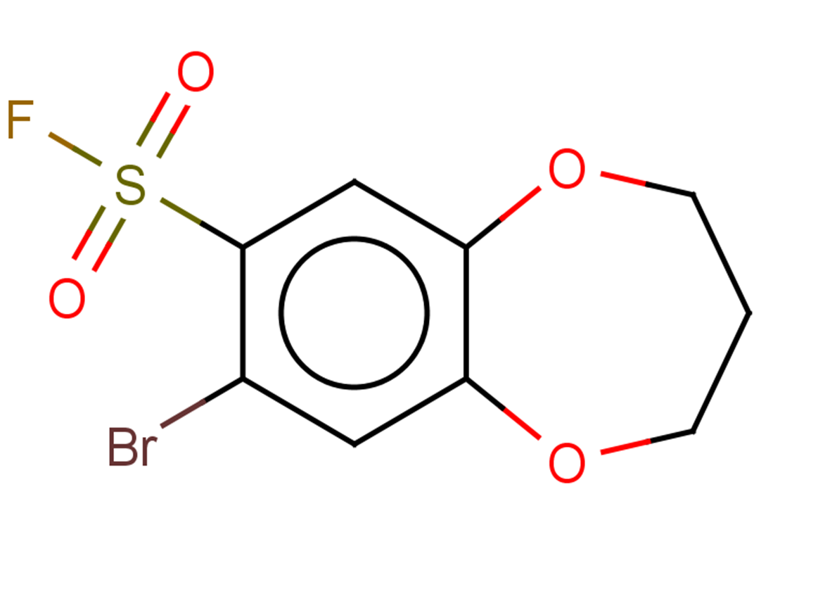 8-bromo-3,4-dihydro-2H-1,5-benzodioxepine-7-sulfonyl fluoride