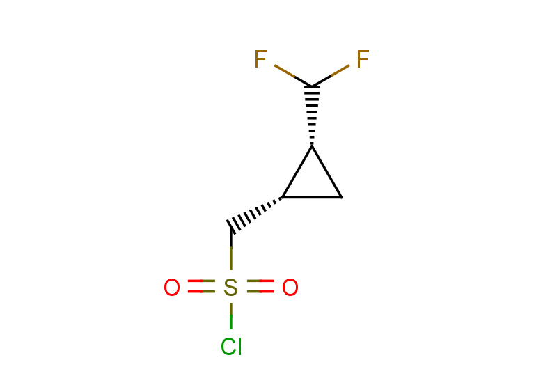 rac-[(1R,2S)-2-(difluoromethyl)cyclopropyl]methanesulfonyl chloride