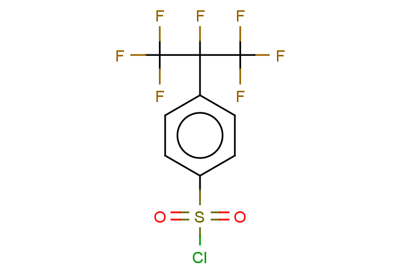 4-(heptafluoropropan-2-yl)benzene-1-sulfonyl chloride