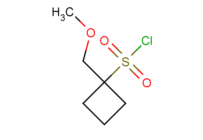 1-(methoxymethyl)cyclobutane-1-sulfonyl chloride