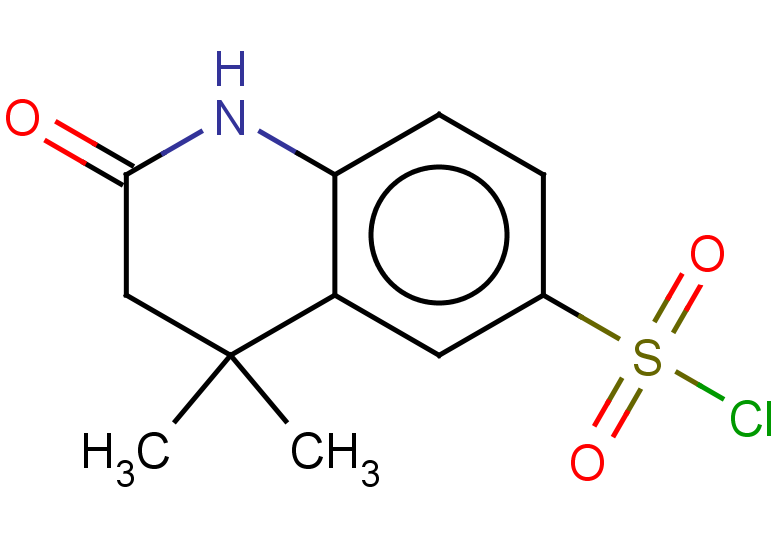 4,4-dimethyl-2-oxo-1,2,3,4-tetrahydroquinoline-6-sulfonyl chloride