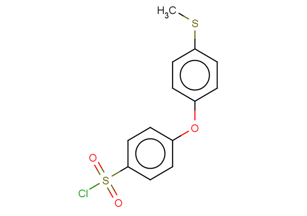 4-[4-(methylsulfanyl)phenoxy]benzene-1-sulfonyl chloride