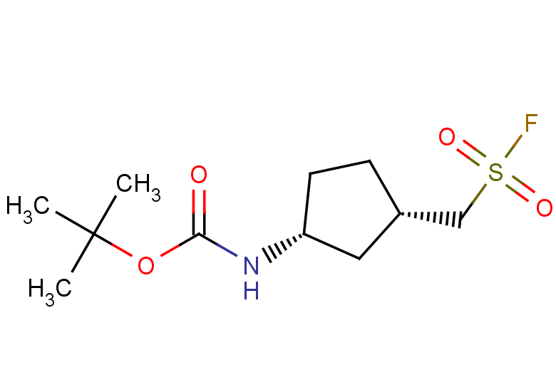 rac-tert-butyl N-[(1R,3S)-3-[(fluorosulfonyl)methyl]cyclopentyl]carbamate