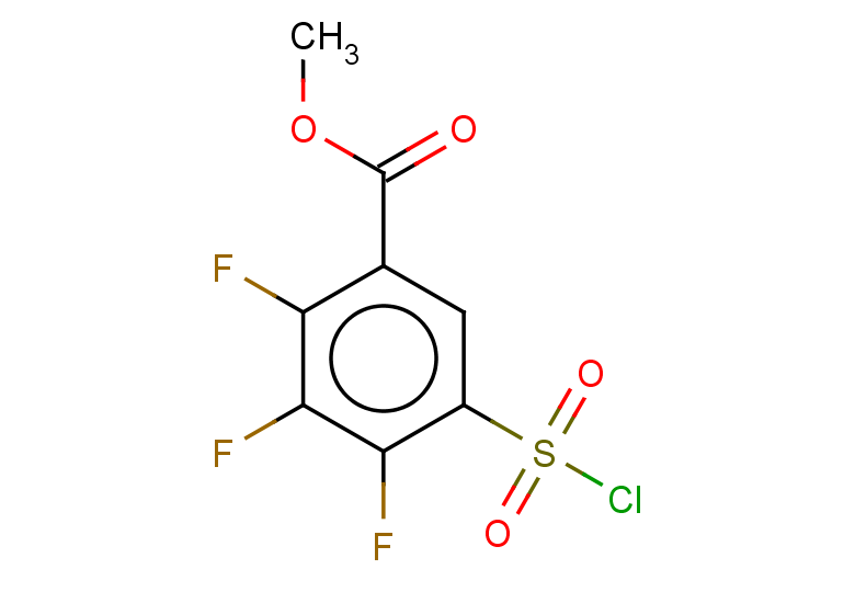 methyl 5-(chlorosulfonyl)-2,3,4-trifluorobenzoate