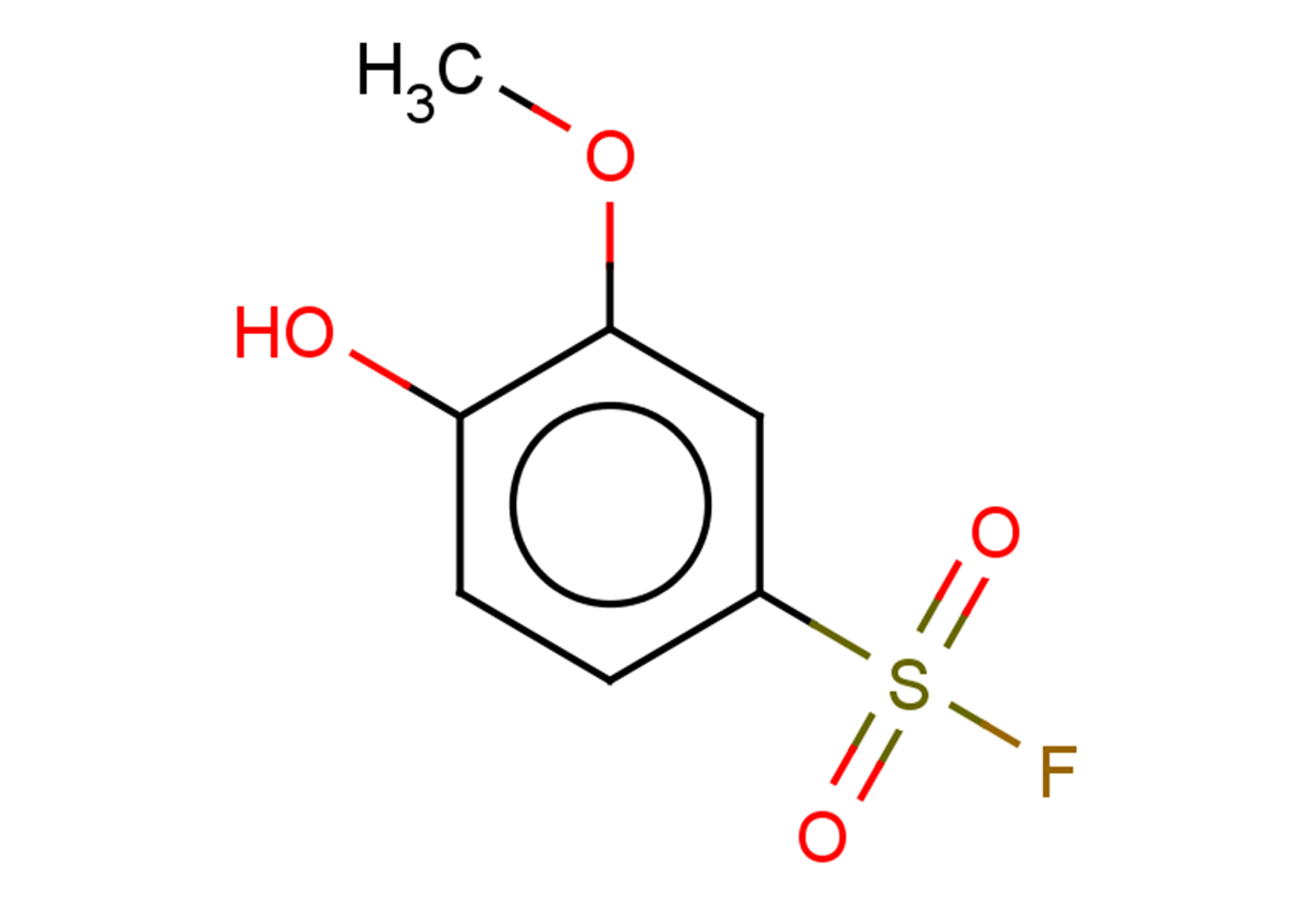 4-hydroxy-3-methoxybenzene-1-sulfonyl fluoride