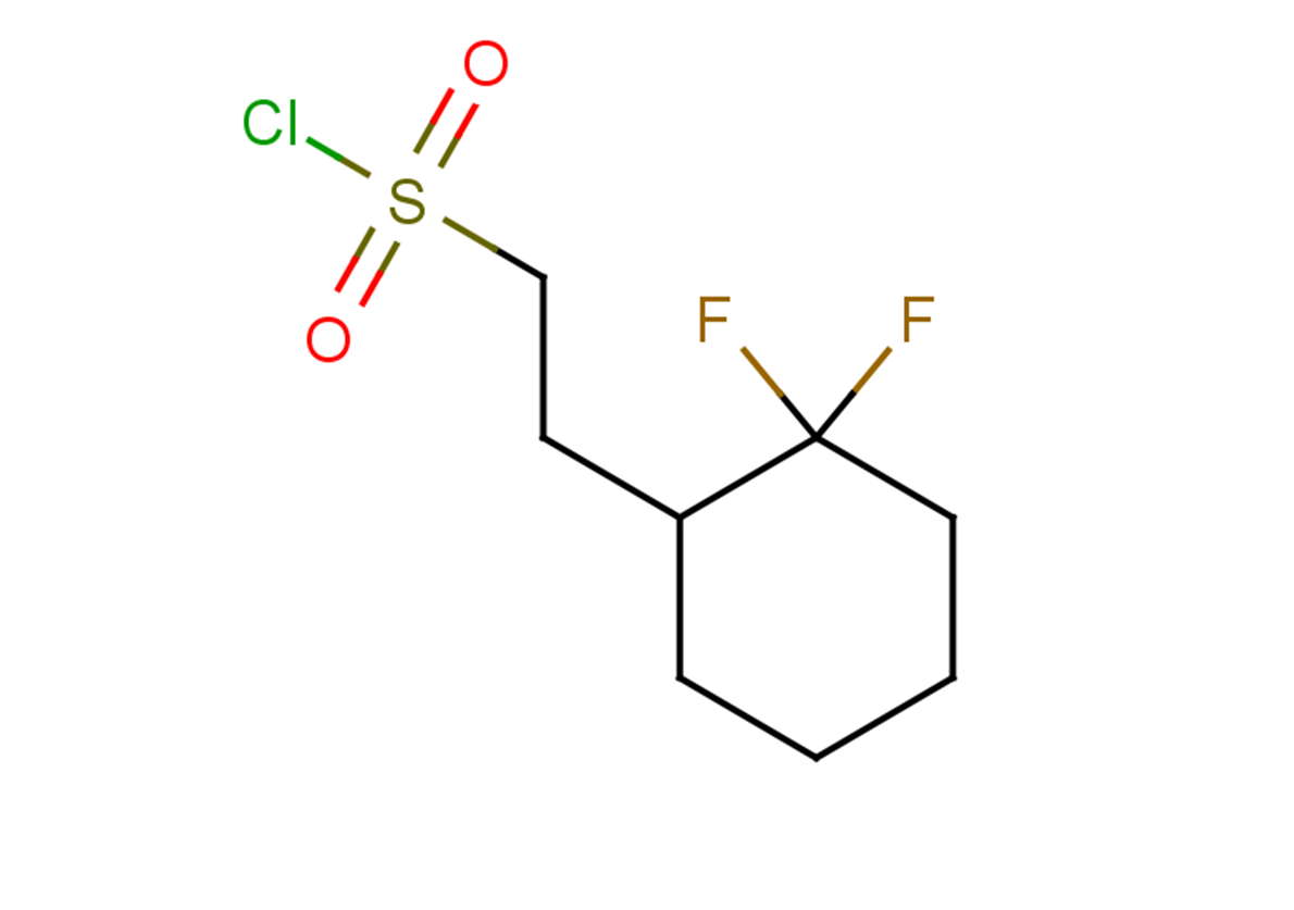 2-(2,2-difluorocyclohexyl)ethane-1-sulfonyl chloride