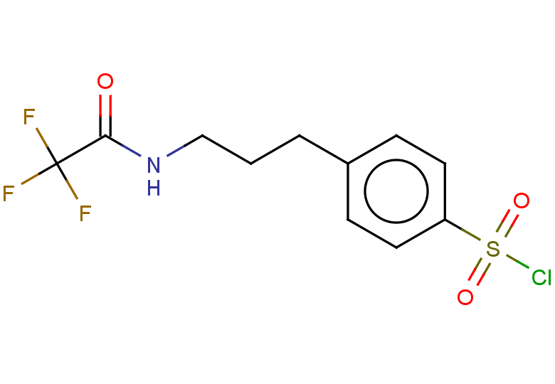 4-[3-(trifluoroacetamido)propyl]benzene-1-sulfonyl chloride