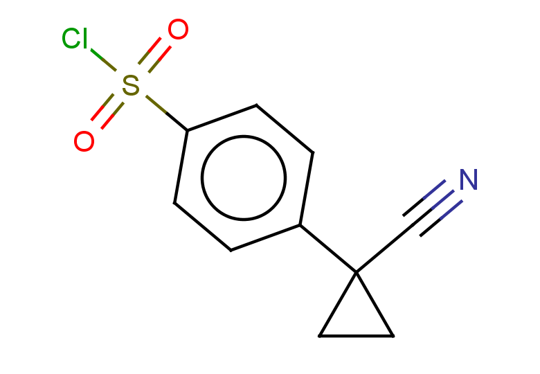 4-(1-cyanocyclopropyl)benzene-1-sulfonyl chloride