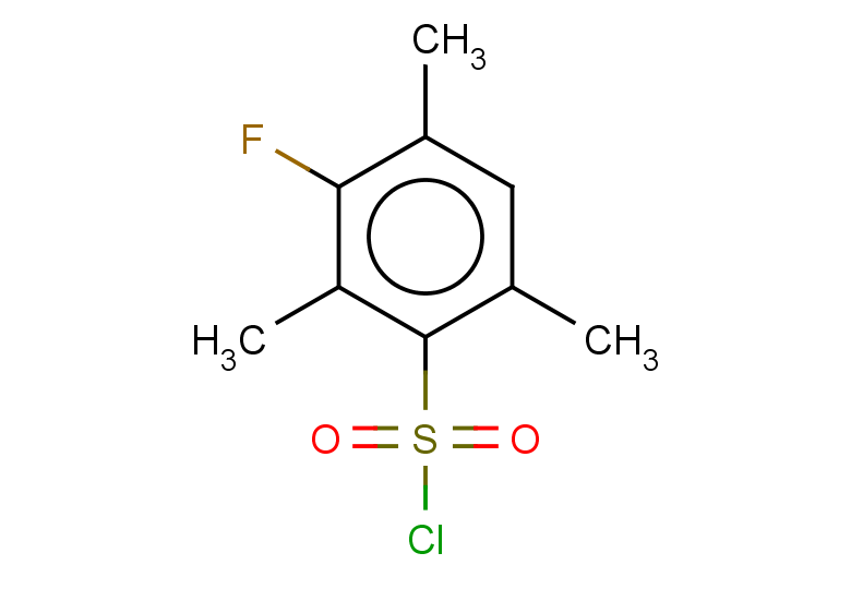 3-fluoro-2,4,6-trimethylbenzene-1-sulfonyl chloride