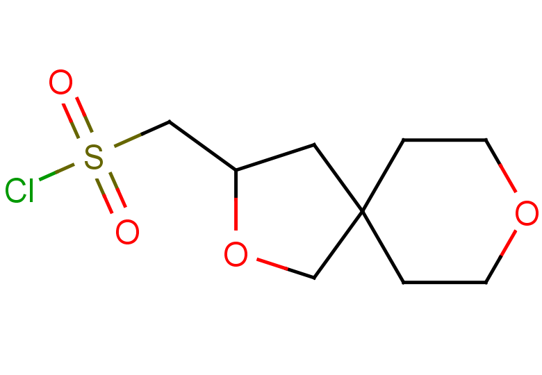 {2,8-dioxaspiro[4.5]decan-3-yl}methanesulfonyl chloride