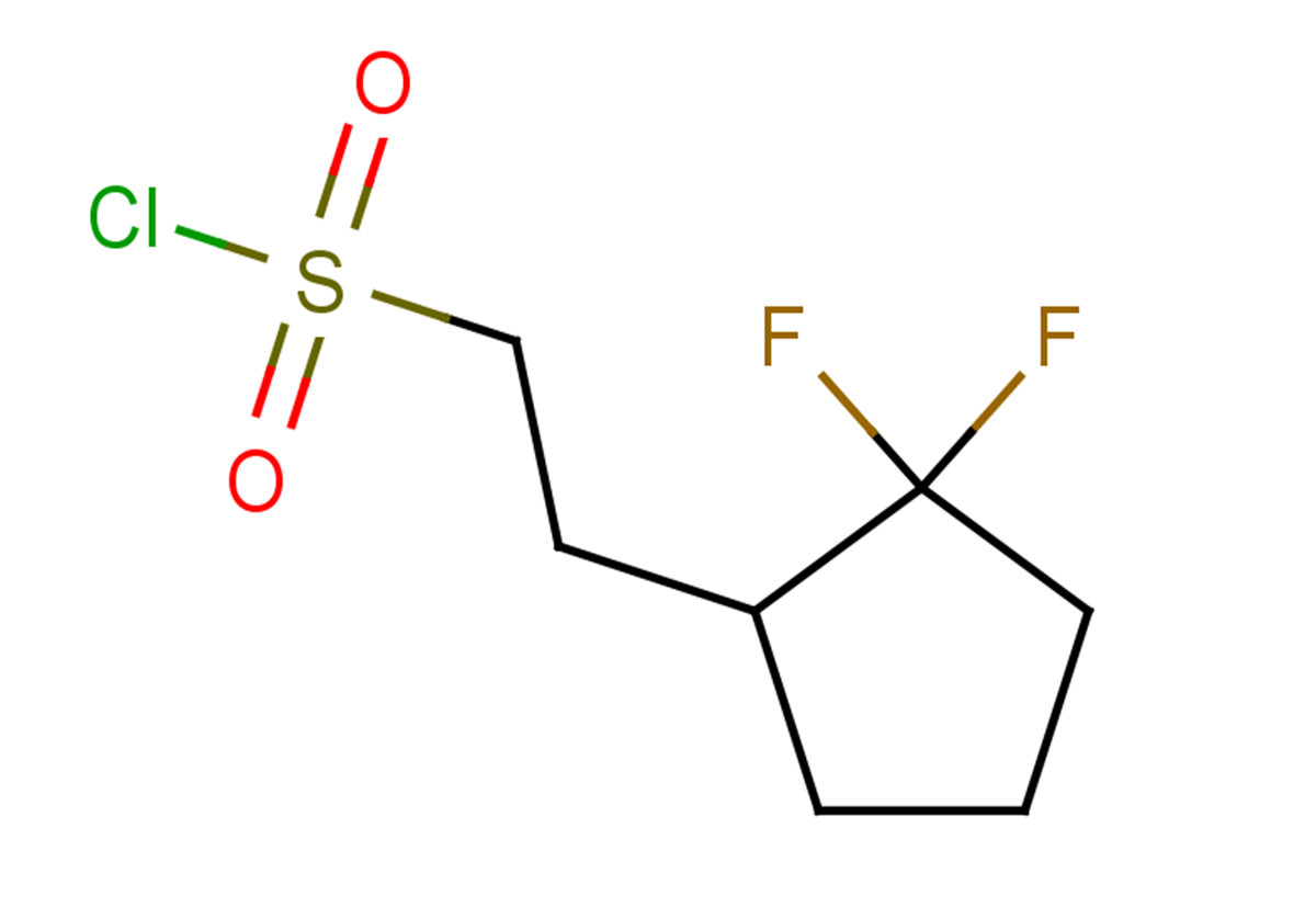 2-(2,2-difluorocyclopentyl)ethane-1-sulfonyl chloride