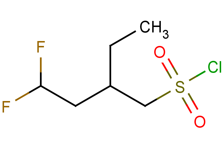 2-ethyl-4,4-difluorobutane-1-sulfonyl chloride