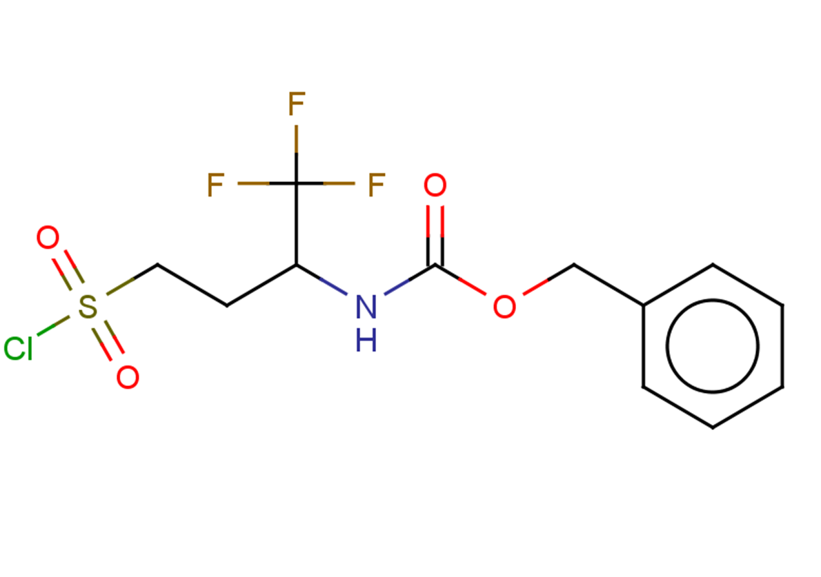 benzyl N-[4-(chlorosulfonyl)-1,1,1-trifluorobutan-2-yl]carbamate