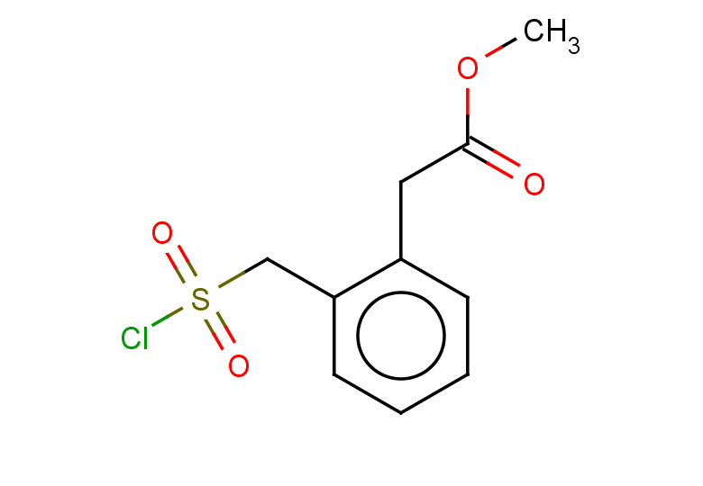 methyl 2-{2-[(chlorosulfonyl)methyl]phenyl}acetate