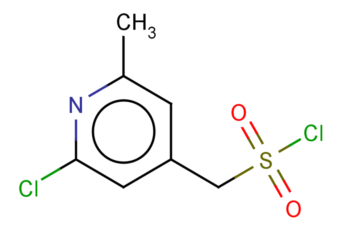 (2-chloro-6-methylpyridin-4-yl)methanesulfonyl chloride