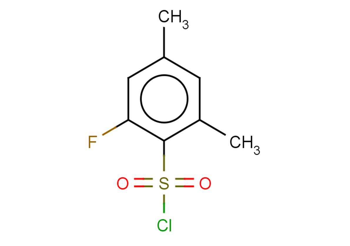 2-fluoro-4,6-dimethylbenzene-1-sulfonyl chloride