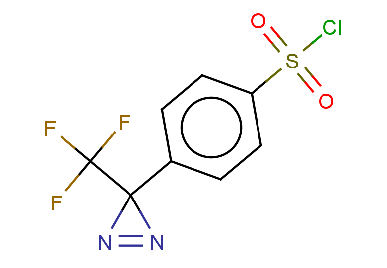 4-[3-(trifluoromethyl)-3H-diazirin-3-yl]benzene-1-sulfonyl chloride