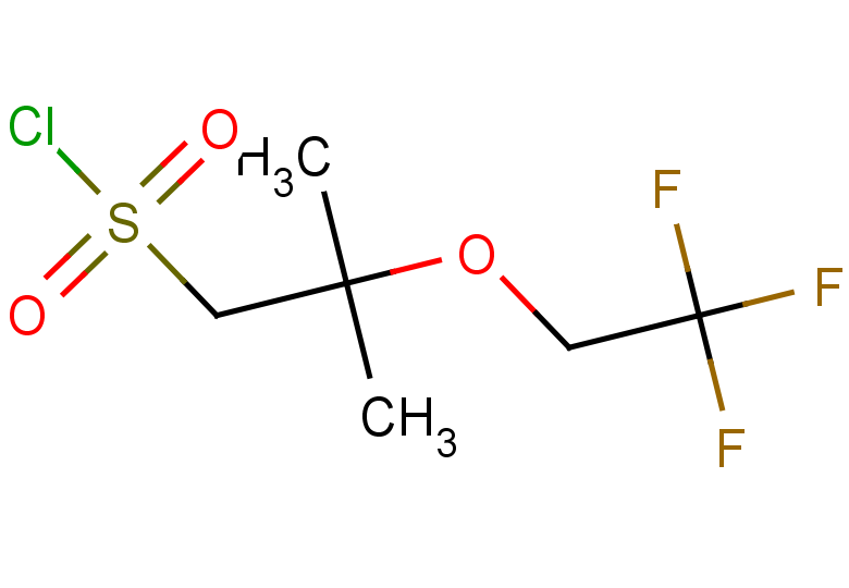 2-methyl-2-(2,2,2-trifluoroethoxy)propane-1-sulfonyl chloride