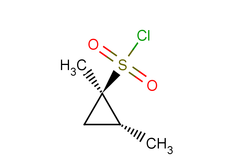 rac-(1R,2R)-1,2-dimethylcyclopropane-1-sulfonyl chloride, trans