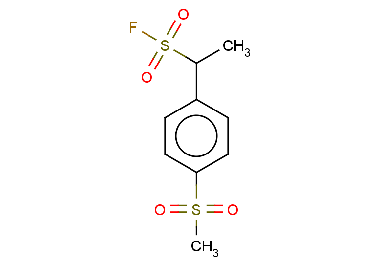 1-(4-methanesulfonylphenyl)ethane-1-sulfonyl fluoride
