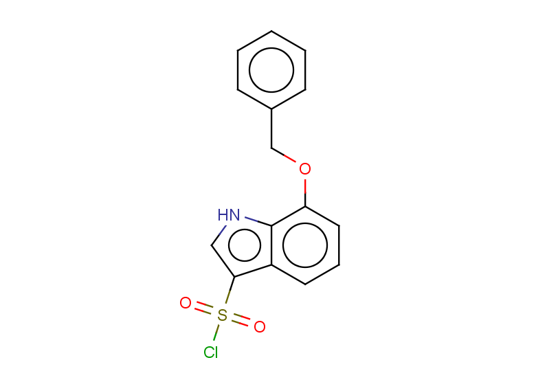 7-(benzyloxy)-1H-indole-3-sulfonyl chloride