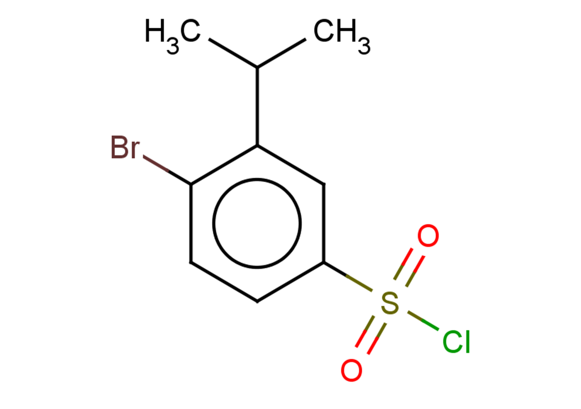 4-bromo-3-(propan-2-yl)benzene-1-sulfonyl chloride