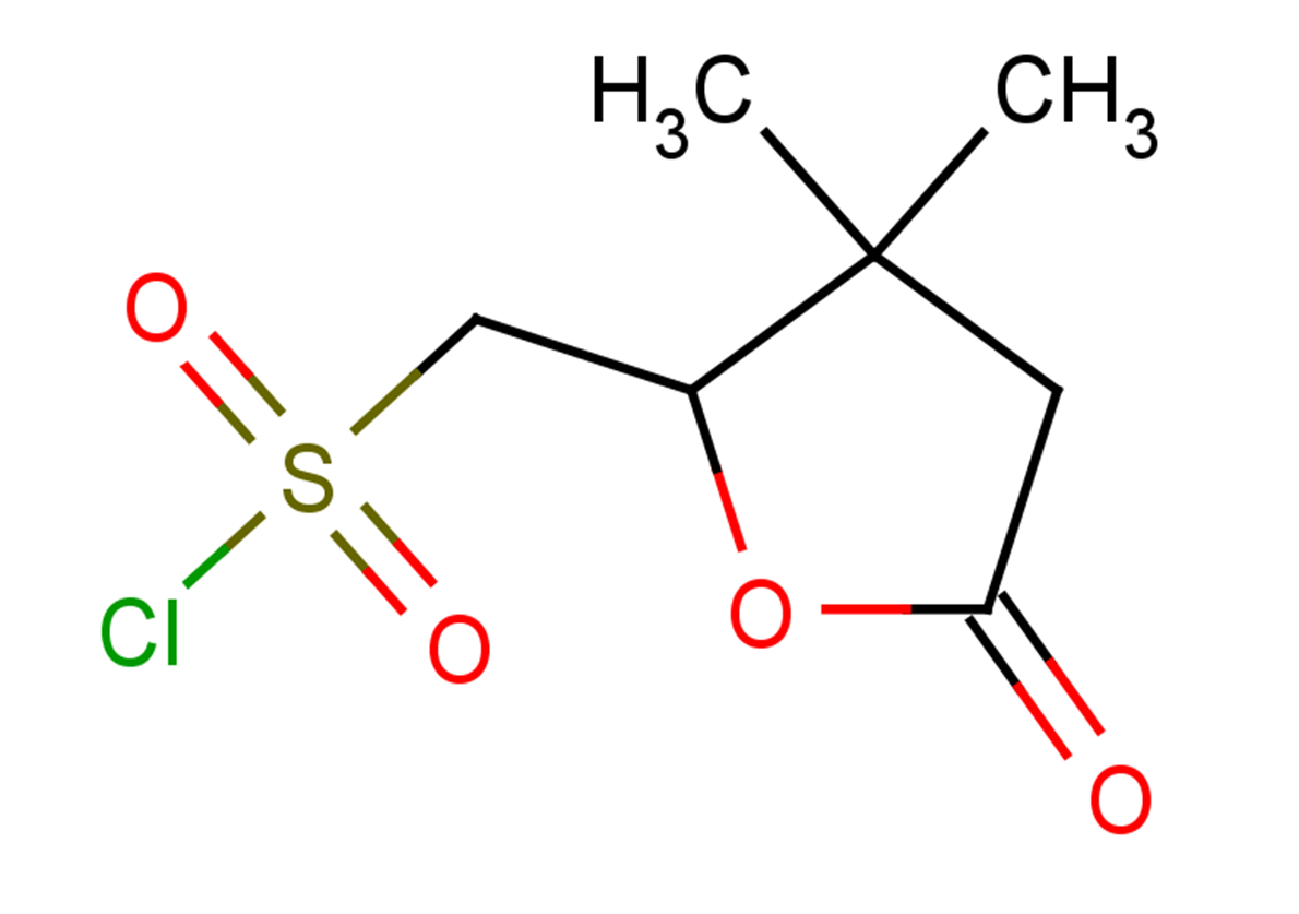 (3,3-dimethyl-5-oxooxolan-2-yl)methanesulfonyl chloride