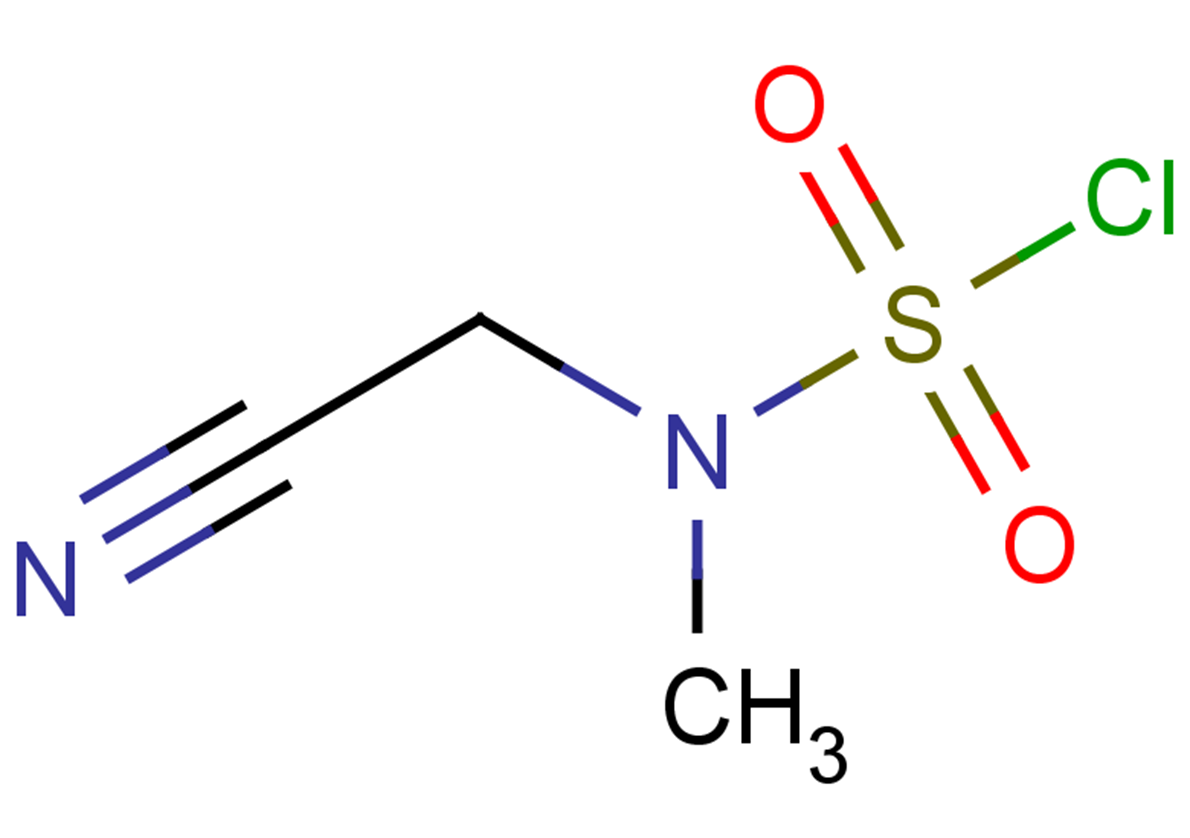 2-[(chlorosulfonyl)(methyl)amino]acetonitrile