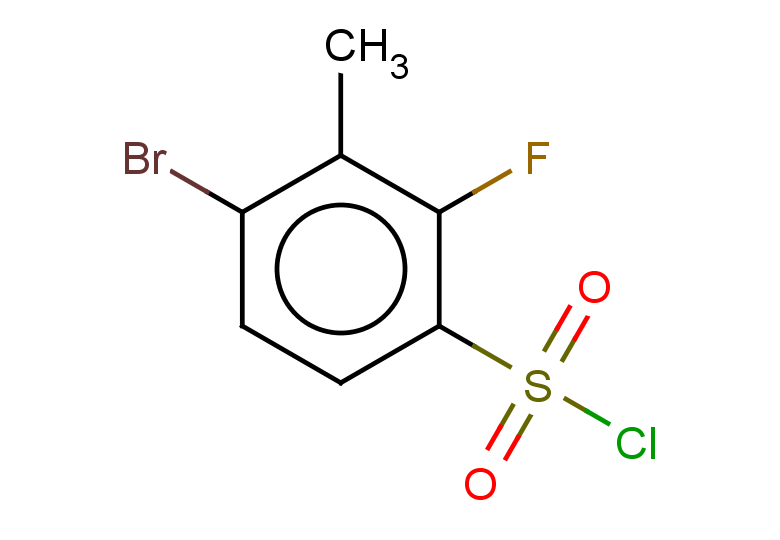 4-bromo-2-fluoro-3-methylbenzene-1-sulfonyl chloride