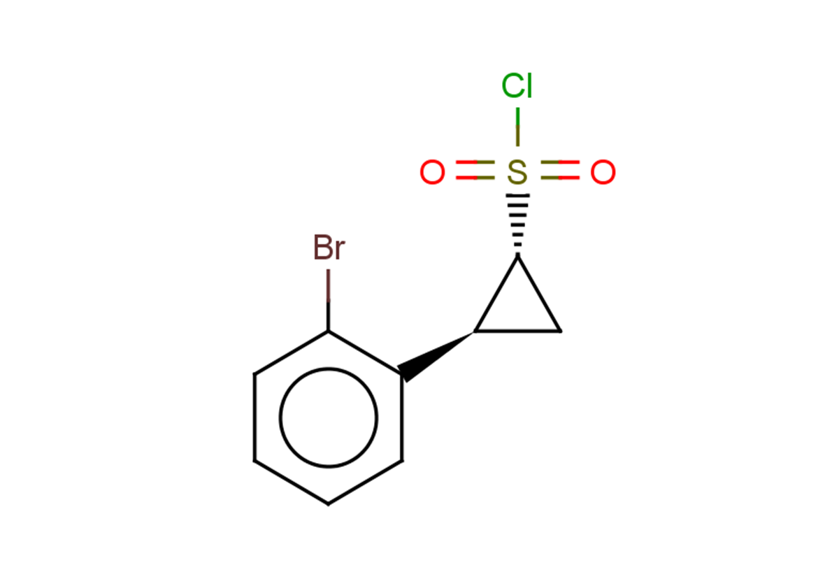 rac-(1R,2S)-2-(2-bromophenyl)cyclopropane-1-sulfonyl chloride, trans