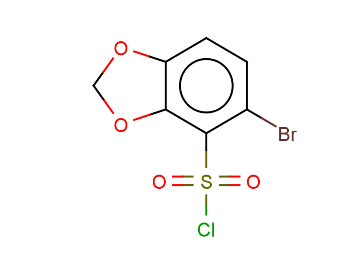 5-bromo-1,3-dioxaindane-4-sulfonyl chloride