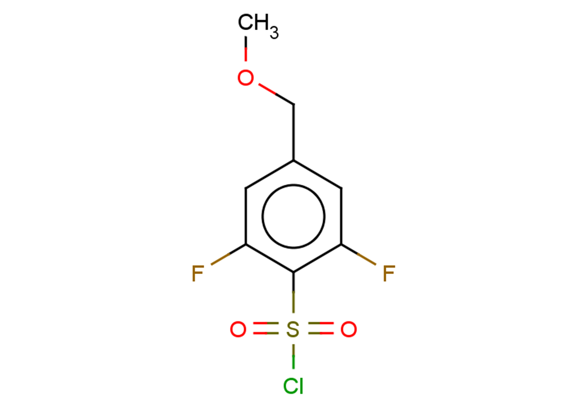 2,6-difluoro-4-(methoxymethyl)benzene-1-sulfonyl chloride