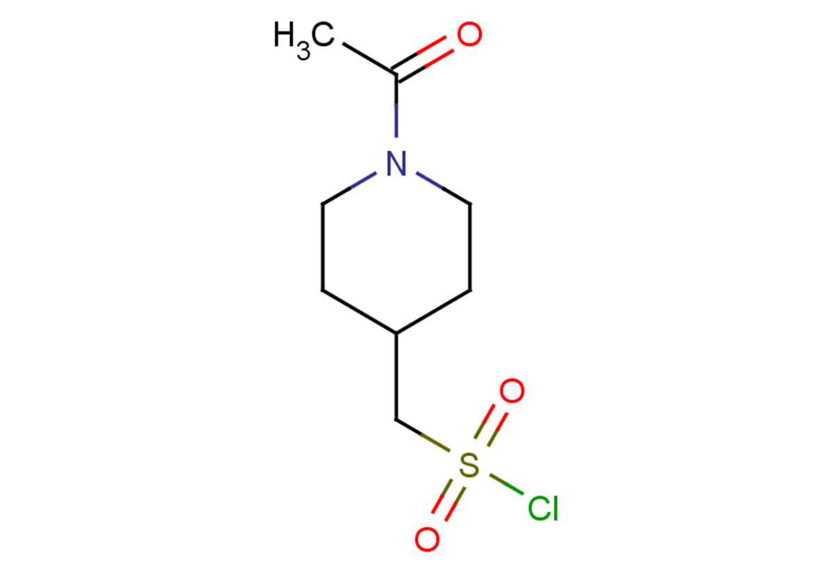 (1-acetylpiperidin-4-yl)methanesulfonyl chloride