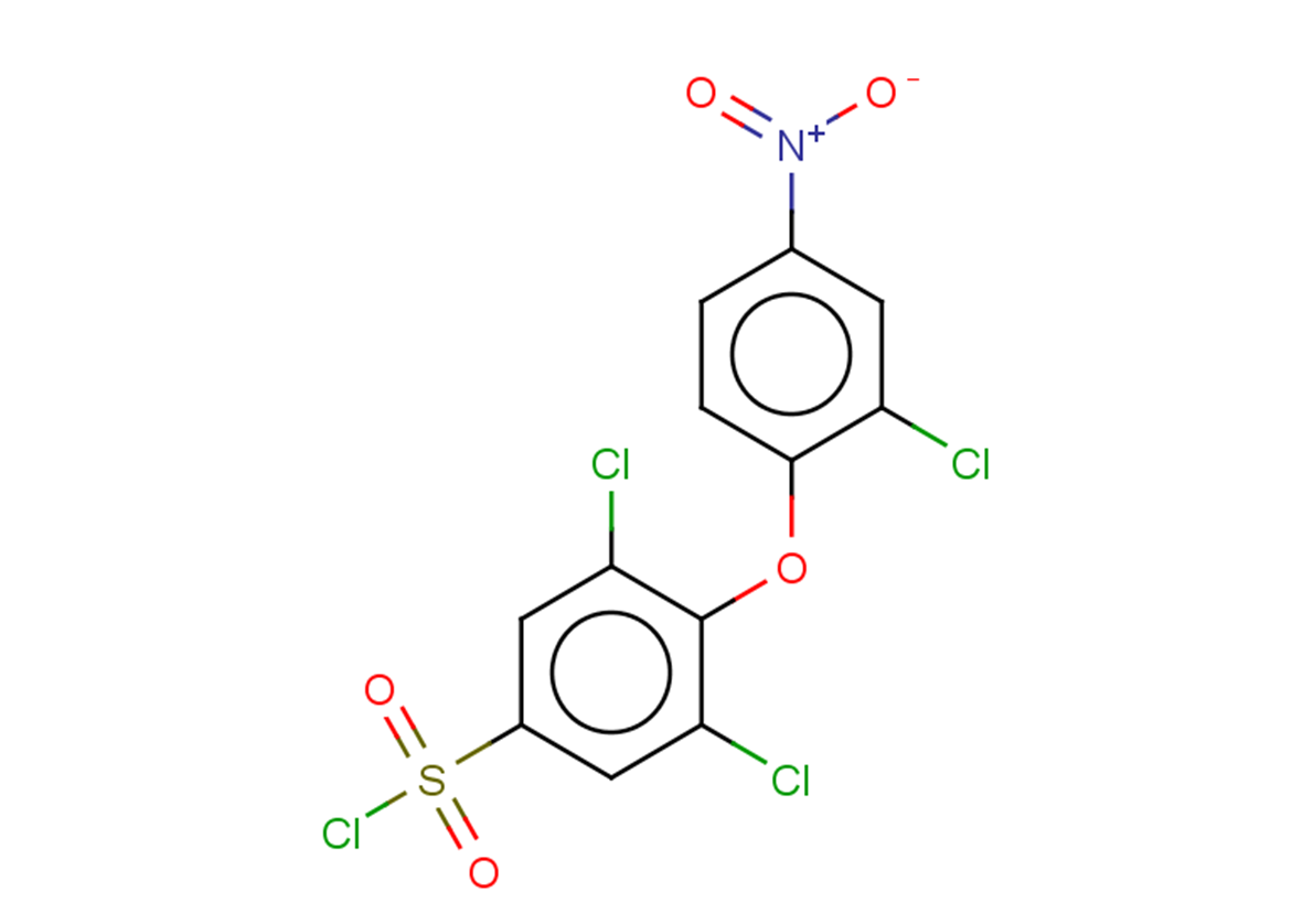 3,5-dichloro-4-(2-chloro-4-nitrophenoxy)benzene-1-sulfonyl chloride