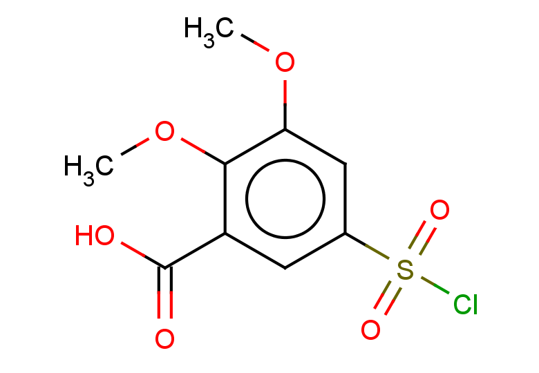 5-(chlorosulfonyl)-2,3-dimethoxybenzoic acid