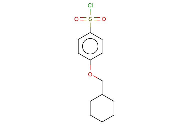 4-(cyclohexylmethoxy)benzene-1-sulfonyl chloride