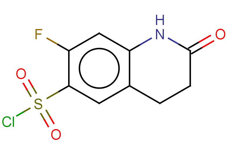 7-fluoro-2-oxo-1,2,3,4-tetrahydroquinoline-6-sulfonyl chloride
