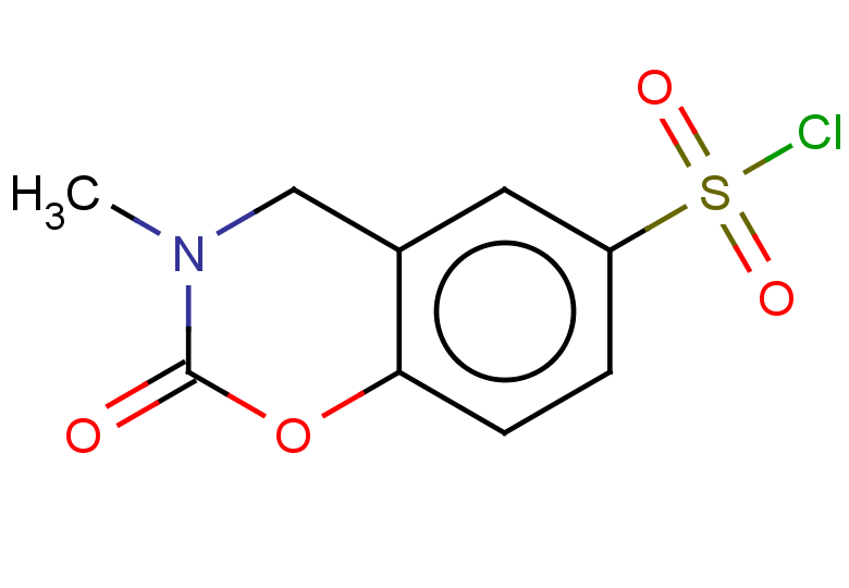 3-methyl-2-oxo-3,4-dihydro-2H-1,3-benzoxazine-6-sulfonyl chloride