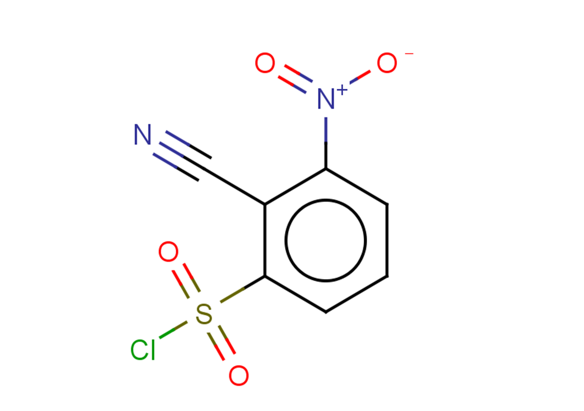 2-cyano-3-nitrobenzene-1-sulfonyl chloride