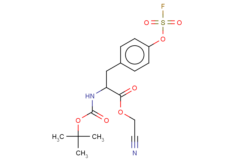 cyanomethyl 2-{[(tert-butoxy)carbonyl]amino}-3-{4-[(fluorosulfonyl)oxy]phenyl}propanoate