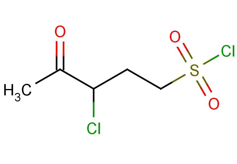 3-chloro-4-oxopentane-1-sulfonyl chloride