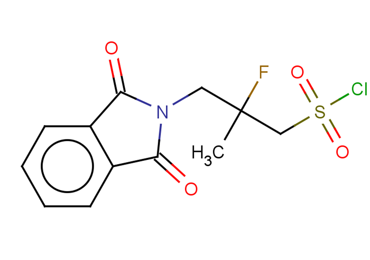 3-(1,3-dioxo-2,3-dihydro-1H-isoindol-2-yl)-2-fluoro-2-methylpropane-1-sulfonyl chloride