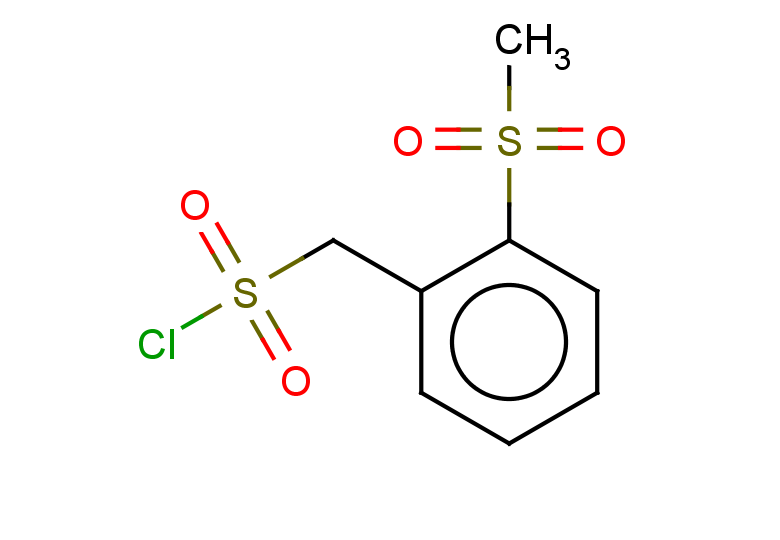 (2-METHANESULFONYLPHENYL)METHANESULFONYL CHLORIDE