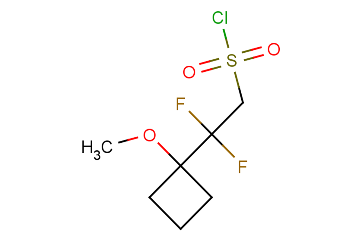 2,2-difluoro-2-(1-methoxycyclobutyl)ethane-1-sulfonyl chloride