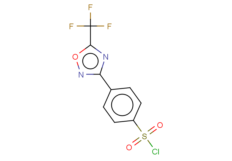 4-[5-(trifluoromethyl)-1,2,4-oxadiazol-3-yl]benzene-1-sulfonyl chloride